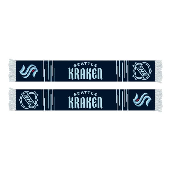Seattle Kraken Wordmark NHL Scarf