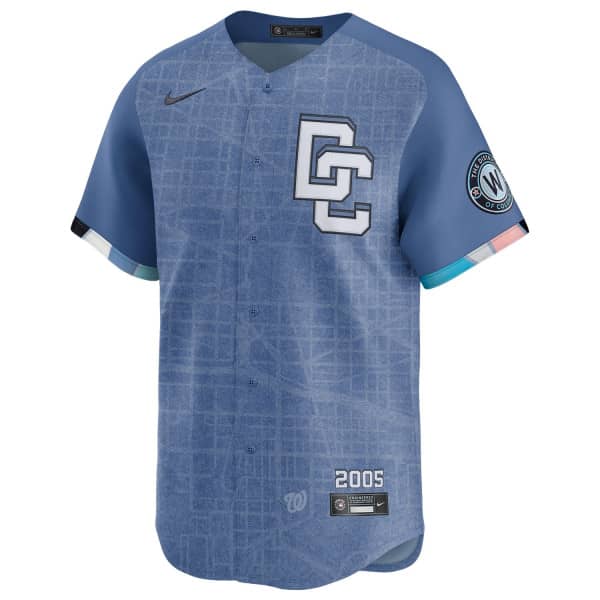 Washington Nationals City Connect Nike Limited MLB Jersey Blue