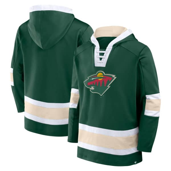 Minnesota WildLaced NHL Hoodie Green