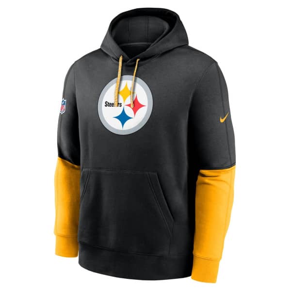 Pittsburgh Steelers 2024 NFL Sideline Nike Club Hoodie Black