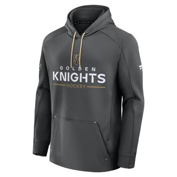 Vegas Golden Knights 2025/26 Authentic Pro Rink Tech NHL Hoodie Charcoal
