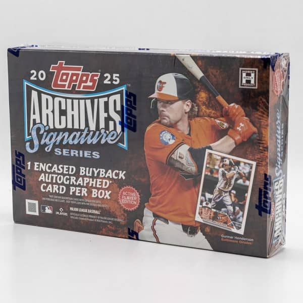 2025 Topps Archives Signature Series Baseball Hobby Box - Active Player Edition