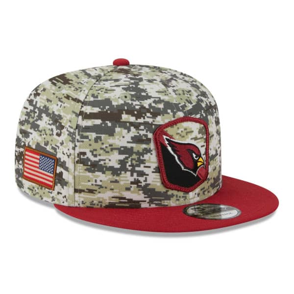 Arizona Cardinals Camo 2023 NFL Salute to Service New Era 9FIFTY Snapback Cap