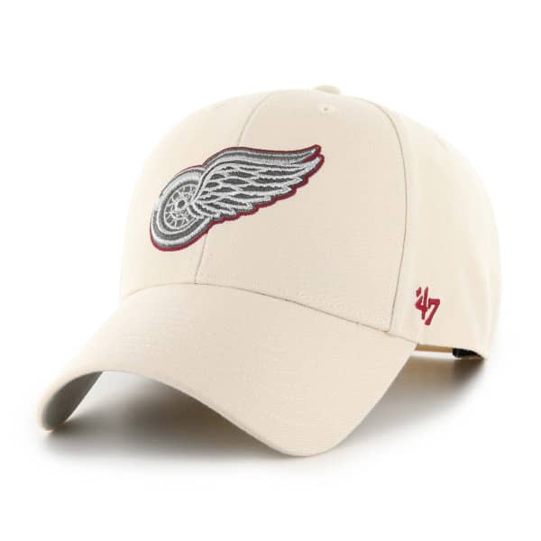 Detroit Red Wings Metallic '47 MVP Snapback NHL Cap Natural