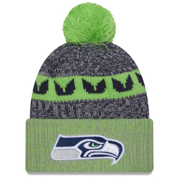 Seattle Seahawks Colorway 2023 NFL Sideline New Era Sport Knit Hat