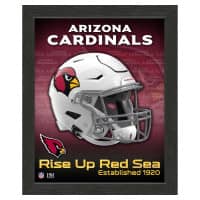 Arizona Cardinals NFL Team Helmet Gerahmtes Bild