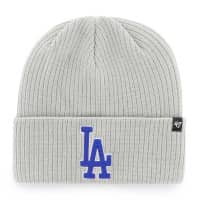 Los Angeles Dodgers '47 Chain Stitch MLB Knit Hat Gray