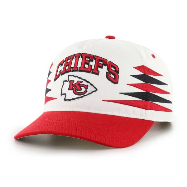 Kansas City Chiefs Diamond Cut '47 Hitch RF Snapback NFL White