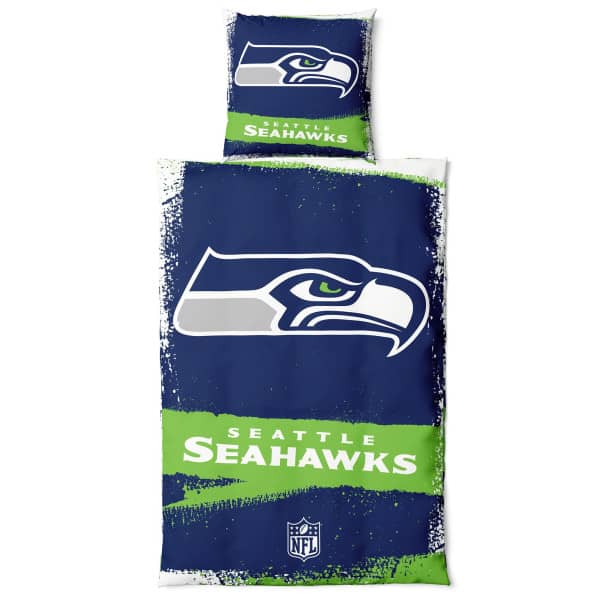 Seattle Seahawks Raw NFL Bedding Set