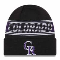 Colorado Rockies Authentic 2024 MLB Clubhouse New Era Beanie Knit