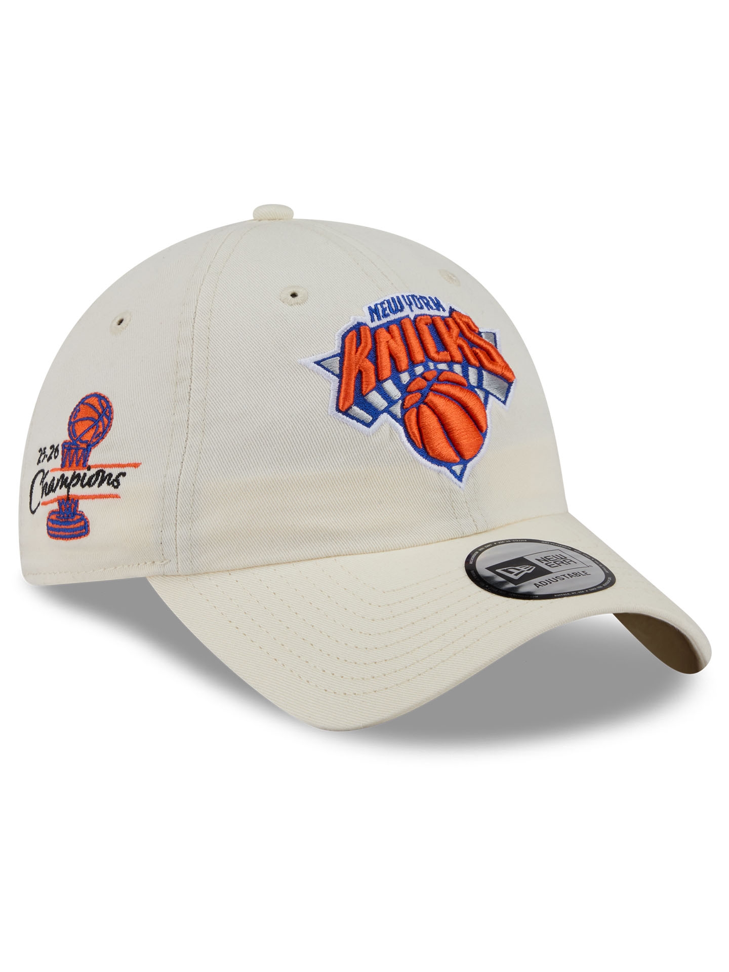 New York Knicks 2025-26 NBA Champions 9TWENTY Adjustable Cap Cream