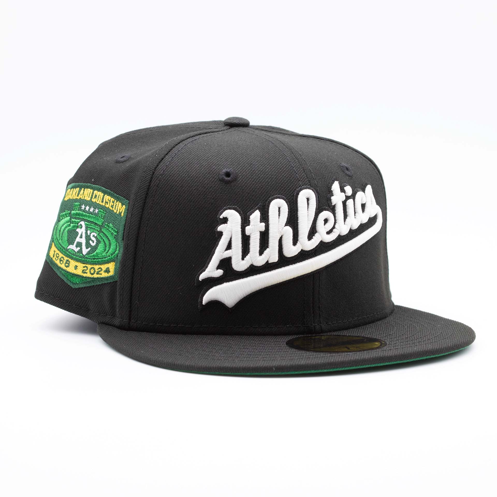 Athletics Oakland Coliseum 59FIFTY Fitted MLB Cap Black