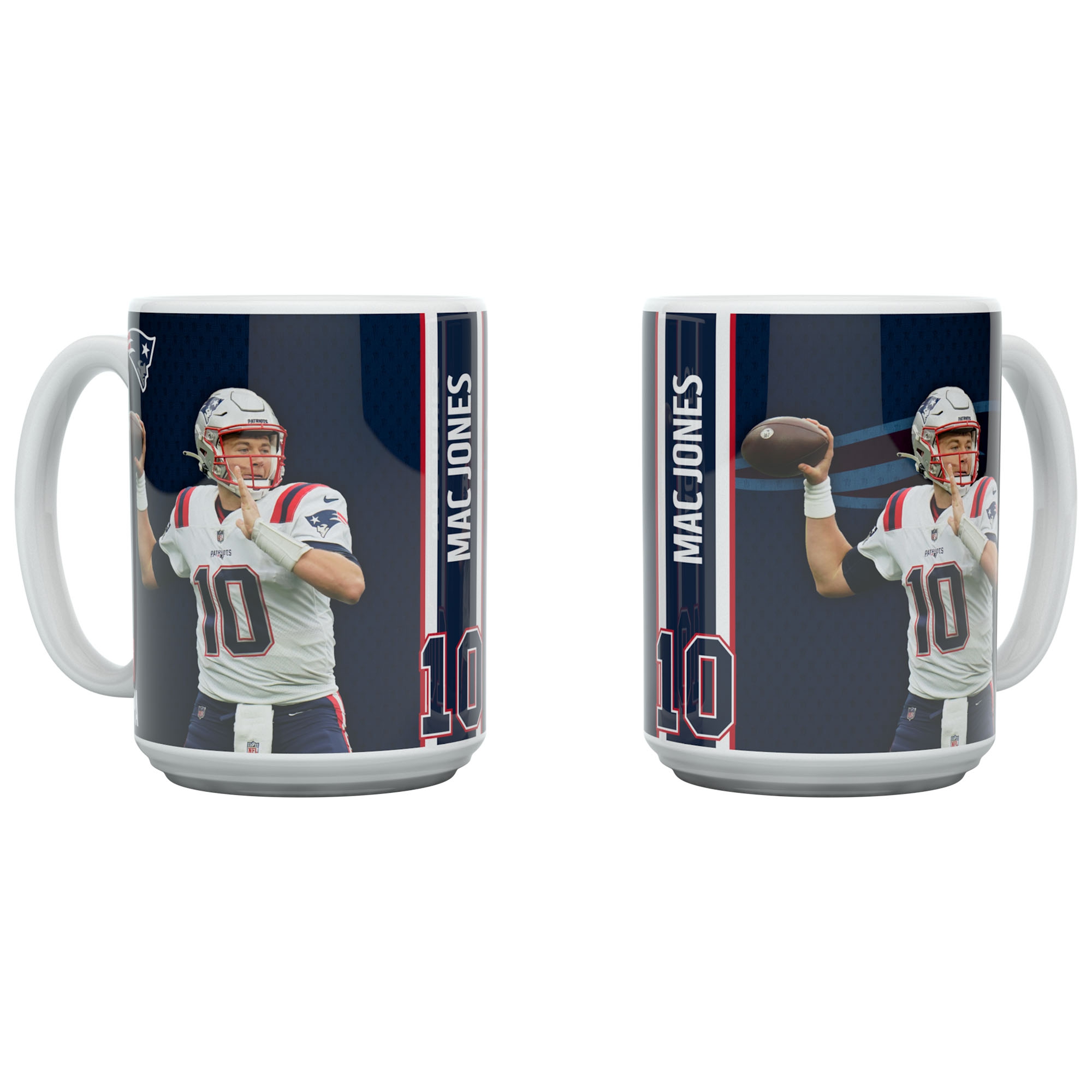 Mac Jones New England Patriots Jumbo Becher (450 ml)