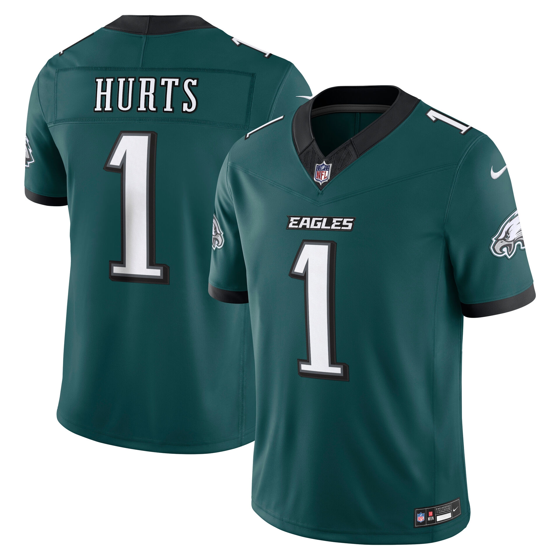 Jalen Hurts #1 Philadelphia Eagles 2026 Stitched Limited NFL Trikot Grün