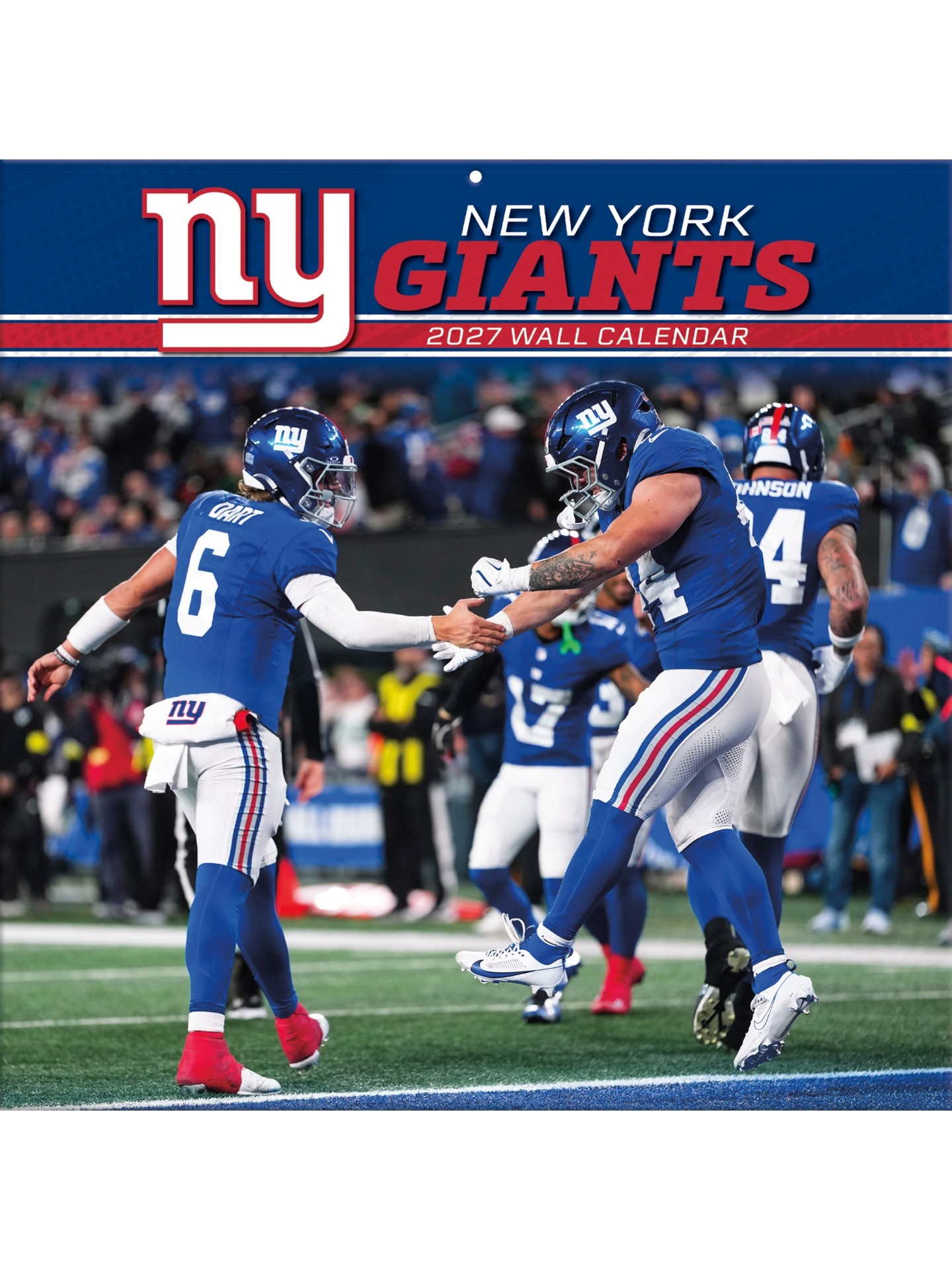 New York Giants 2027 NFL Team Wall Calendar