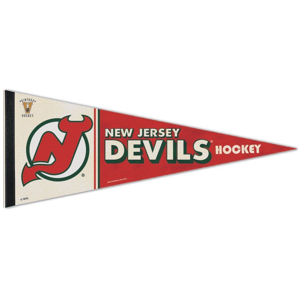 New Jersey Devils Vintage WinCraft Premium NHL Pennant