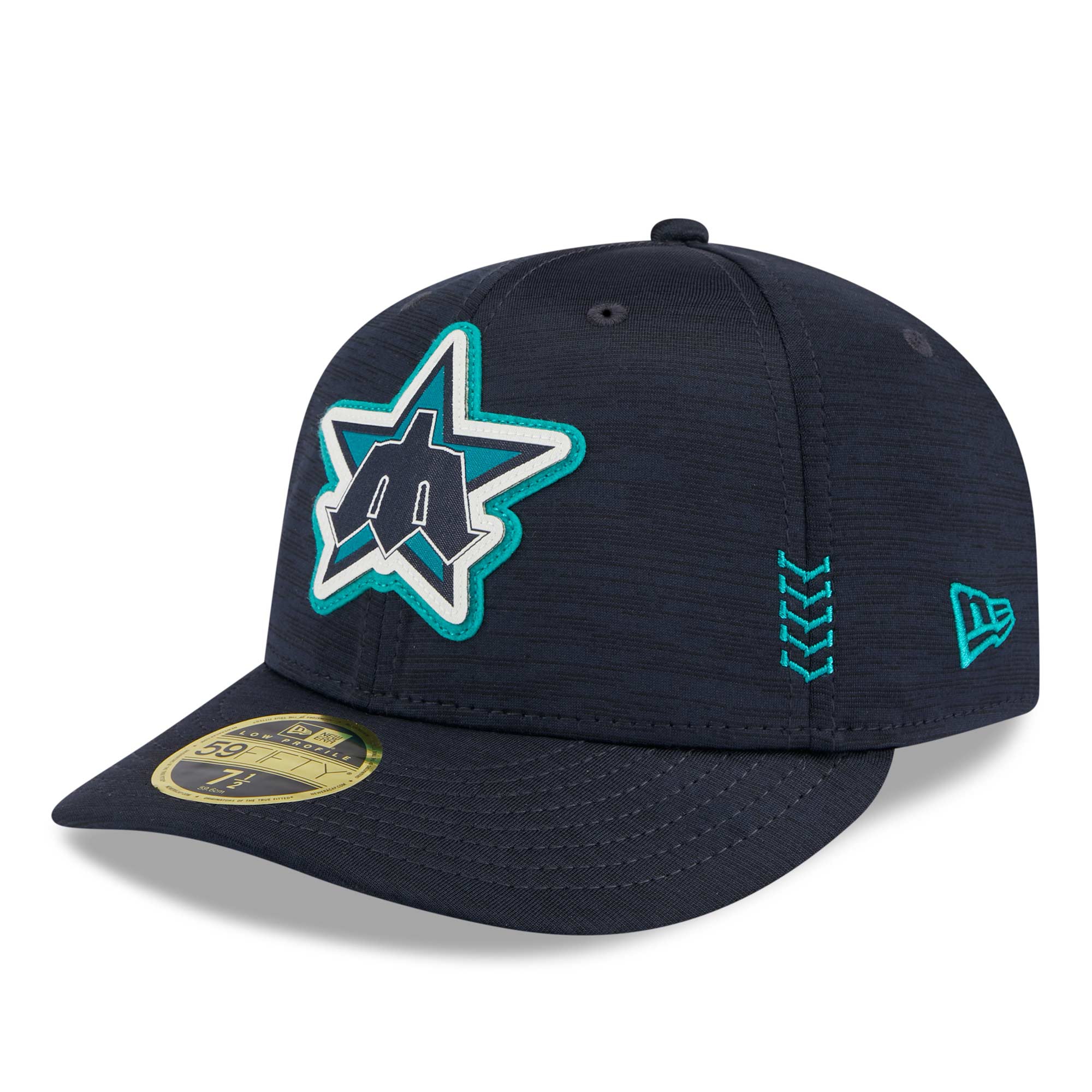 Seattle Mariners 2024 MLB Clubhouse New Era Low Profile 59FIFTY Fitted Cap Navy