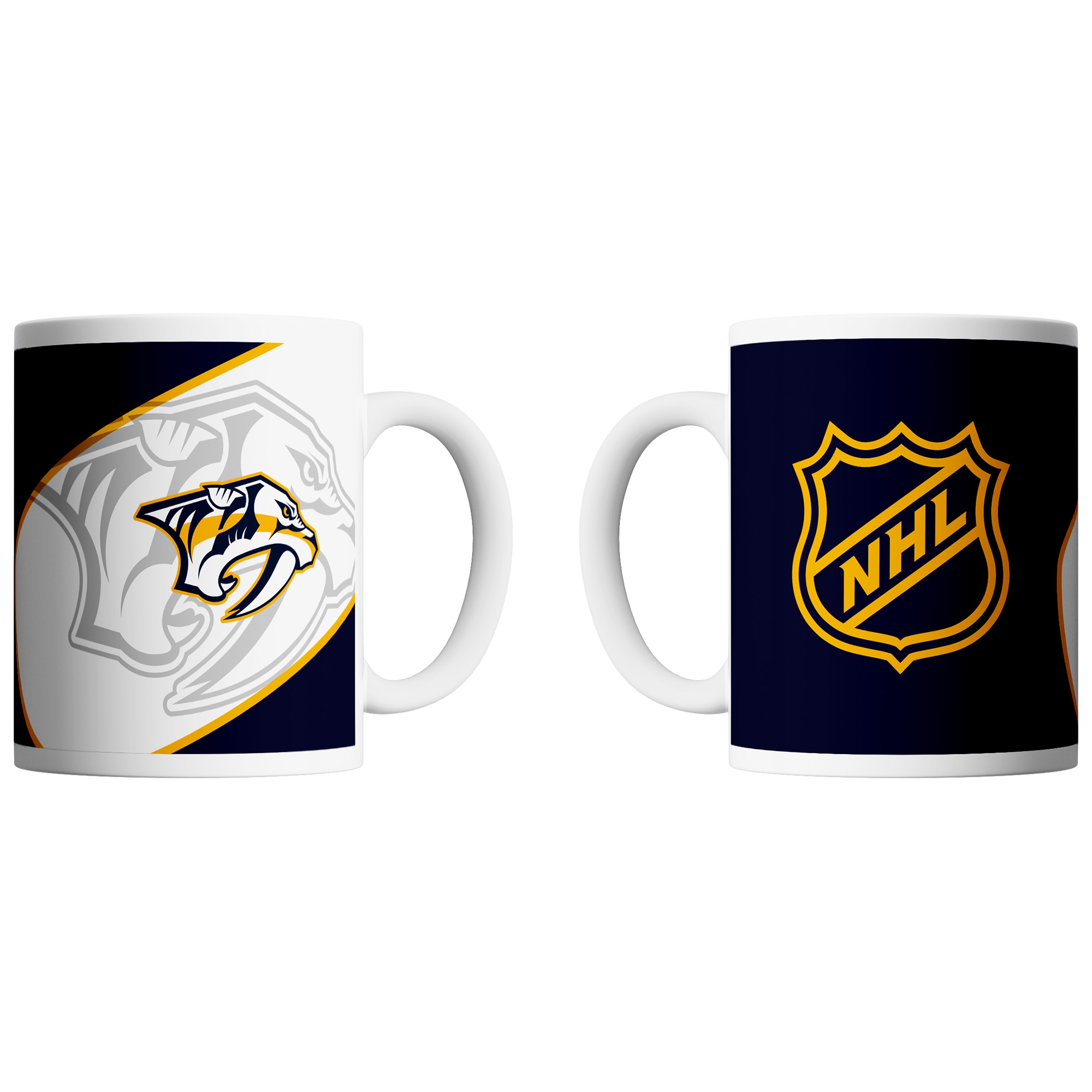 Nashville Predators Shadow Logo & Shield NHL Becher (330 ml)