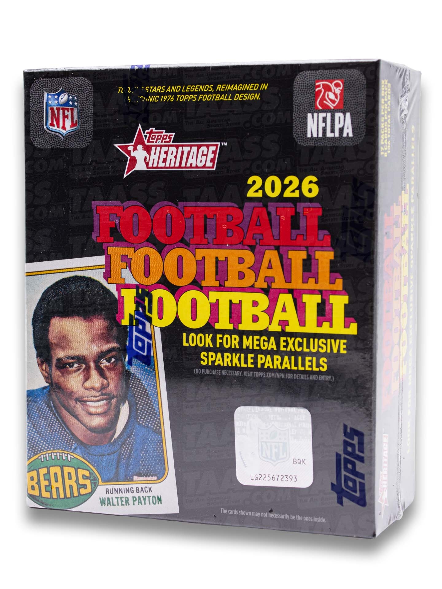 2026 Topps Heritage Football NFL Mega Box