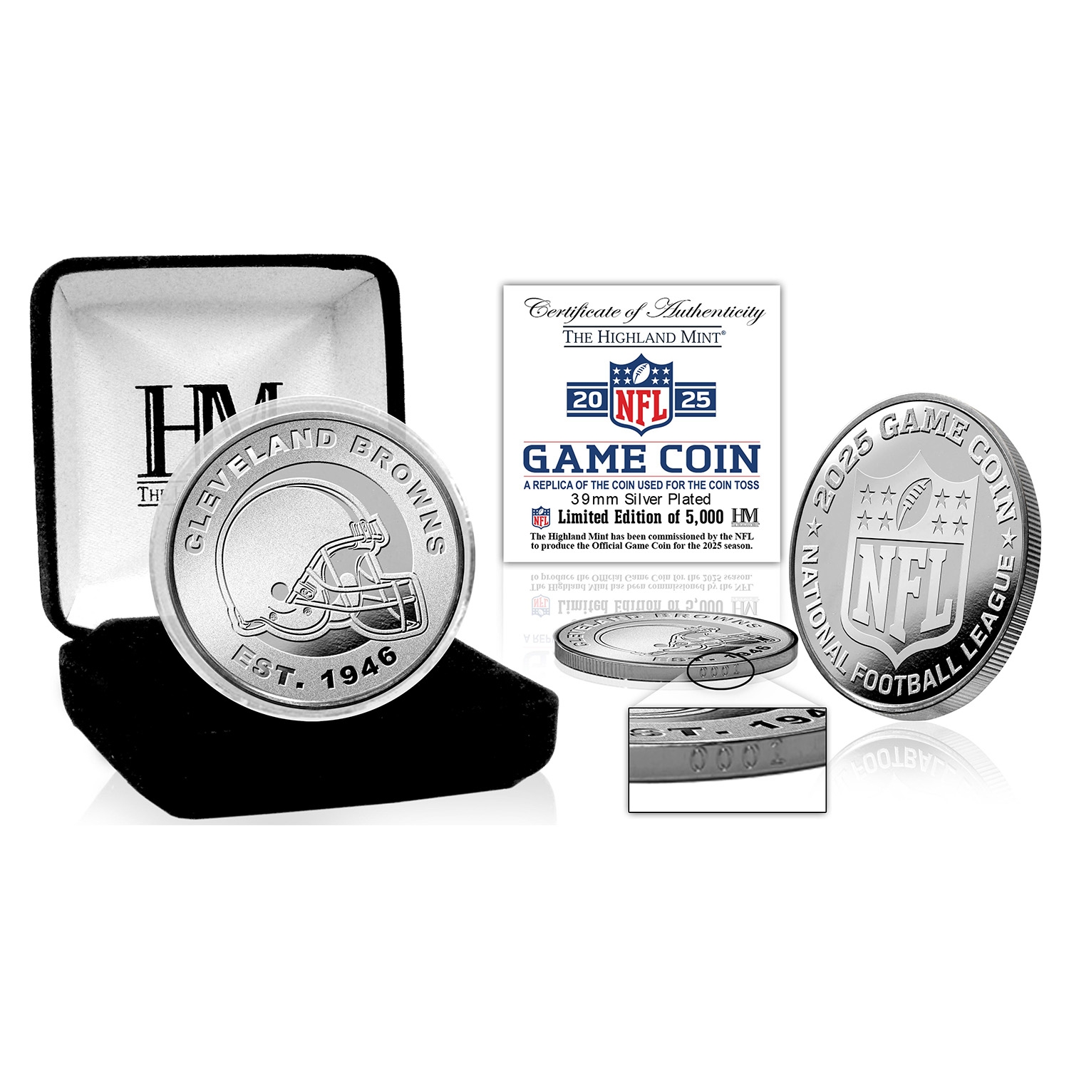 Cleveland Browns 2025 NFL Game Flip Coin