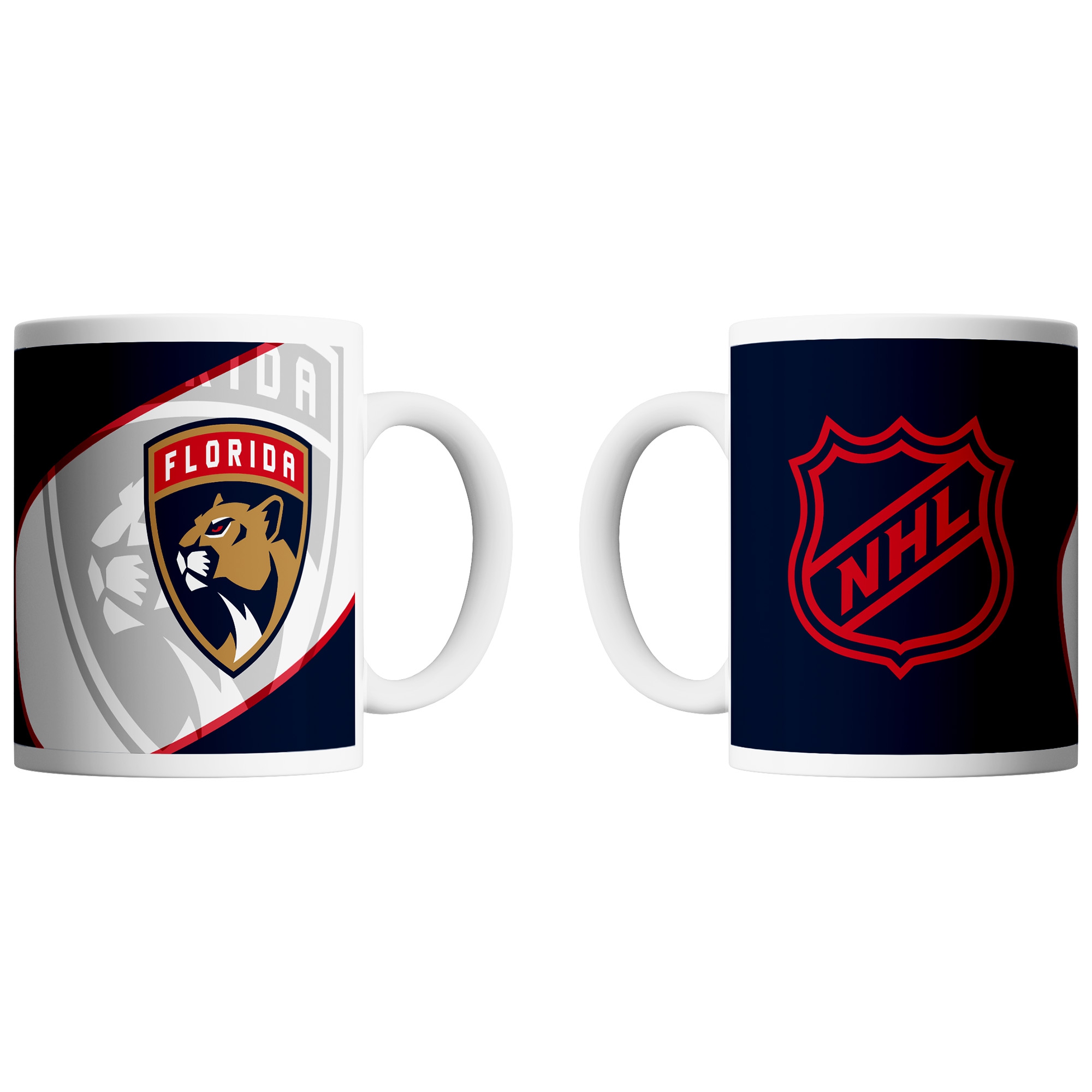 Florida Panthers Shadow Logo & Shield NHL Becher (330 ml)