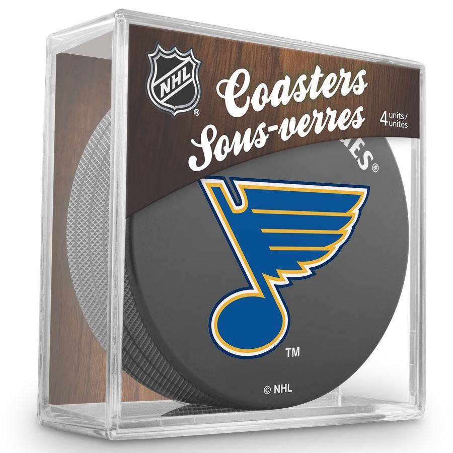St. Louis Blues NHL Eishockey Puck Untersetzer (4er Set)