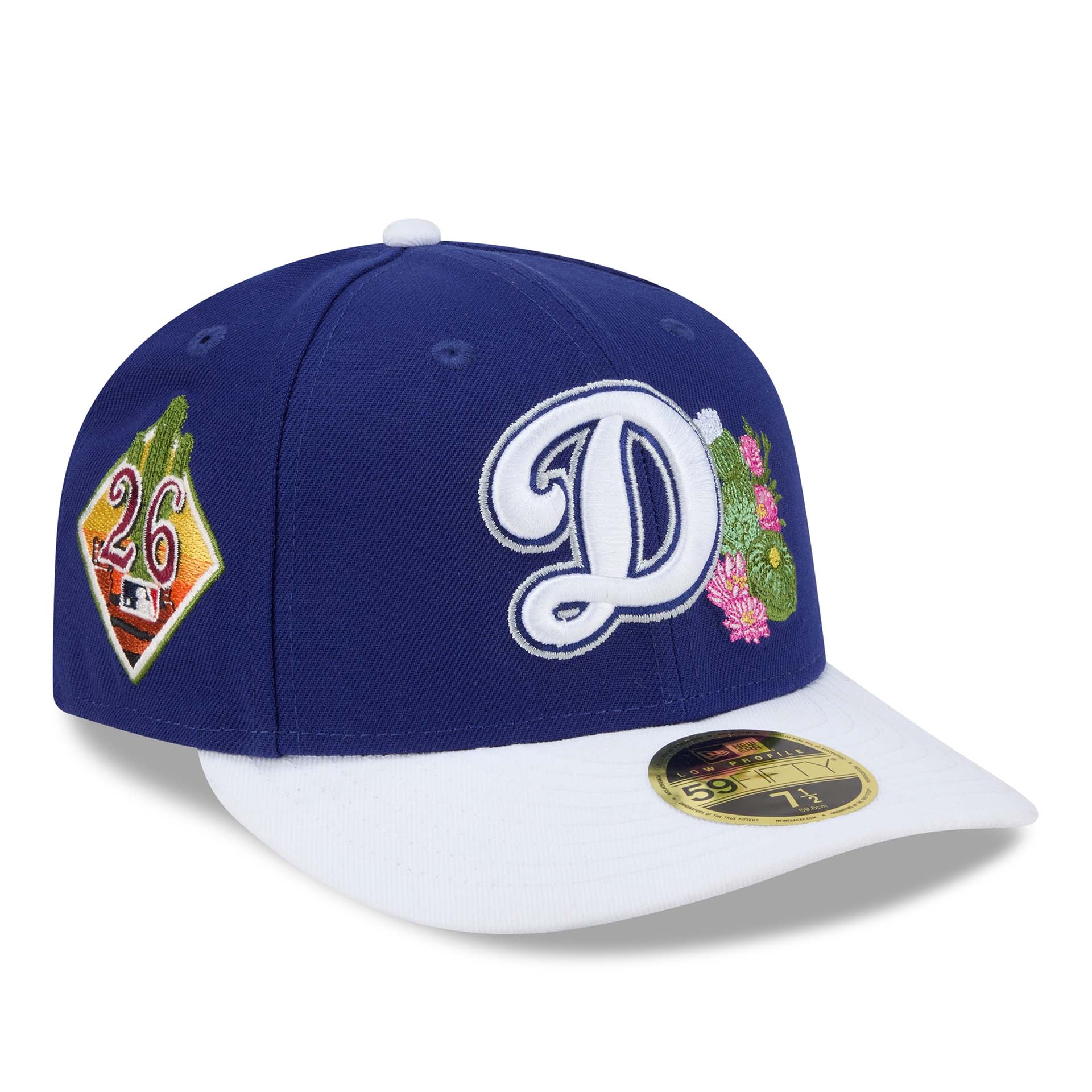 Los Angeles Dodgers 2026 MLB Authentic Spring Training Low Profile 59FIFTY Cap Blau