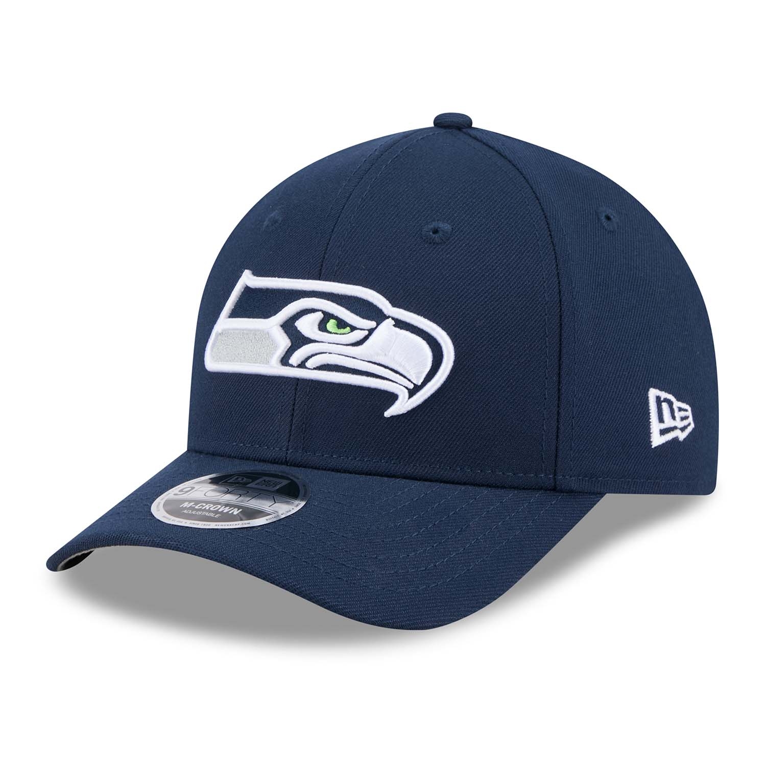 Seattle Seahawks NFL Team Logo 9FORTY M-Crown Snapback Cap Navy