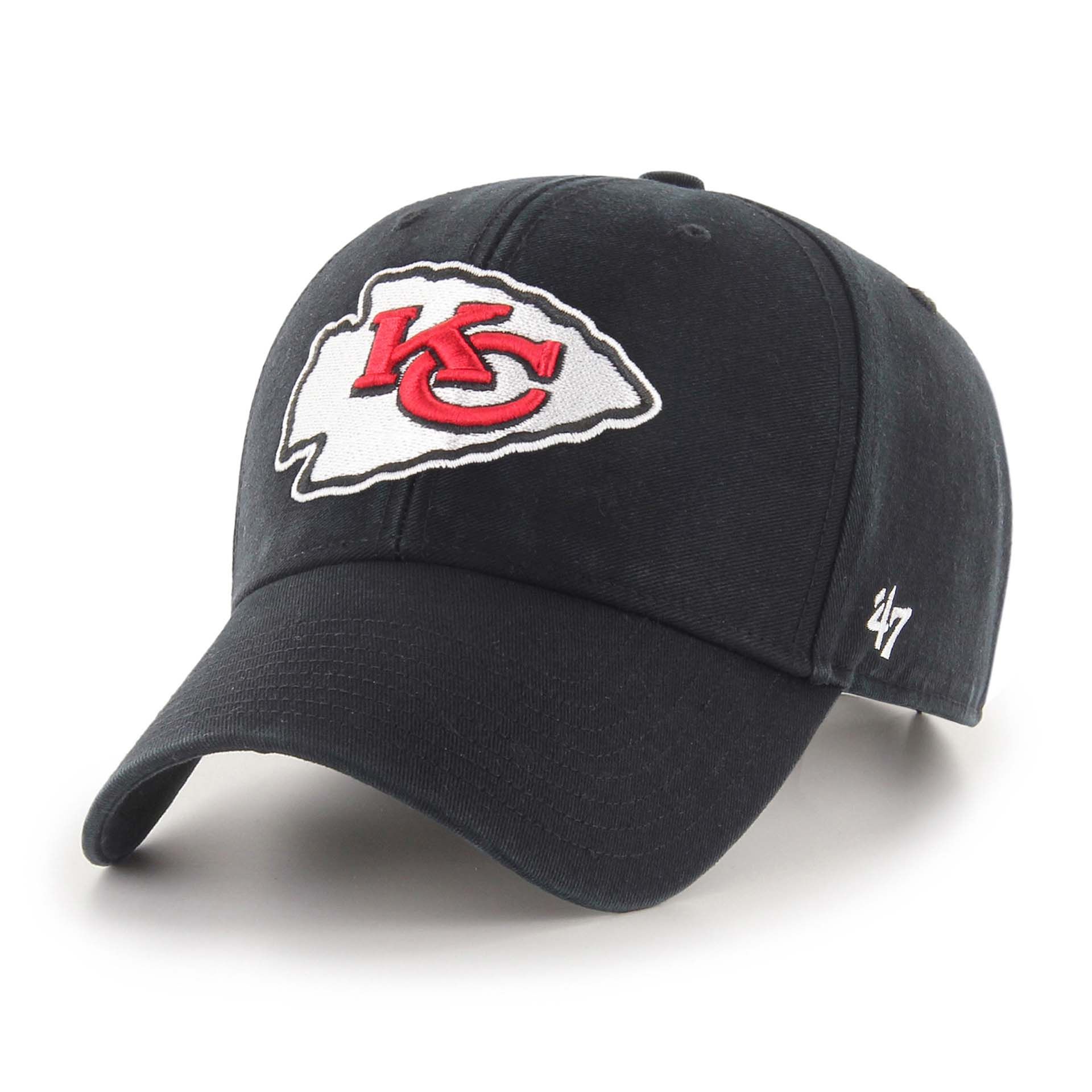 Kansas City Chiefs '47 MVP Legend Adjustable NFL Cap Schwarz