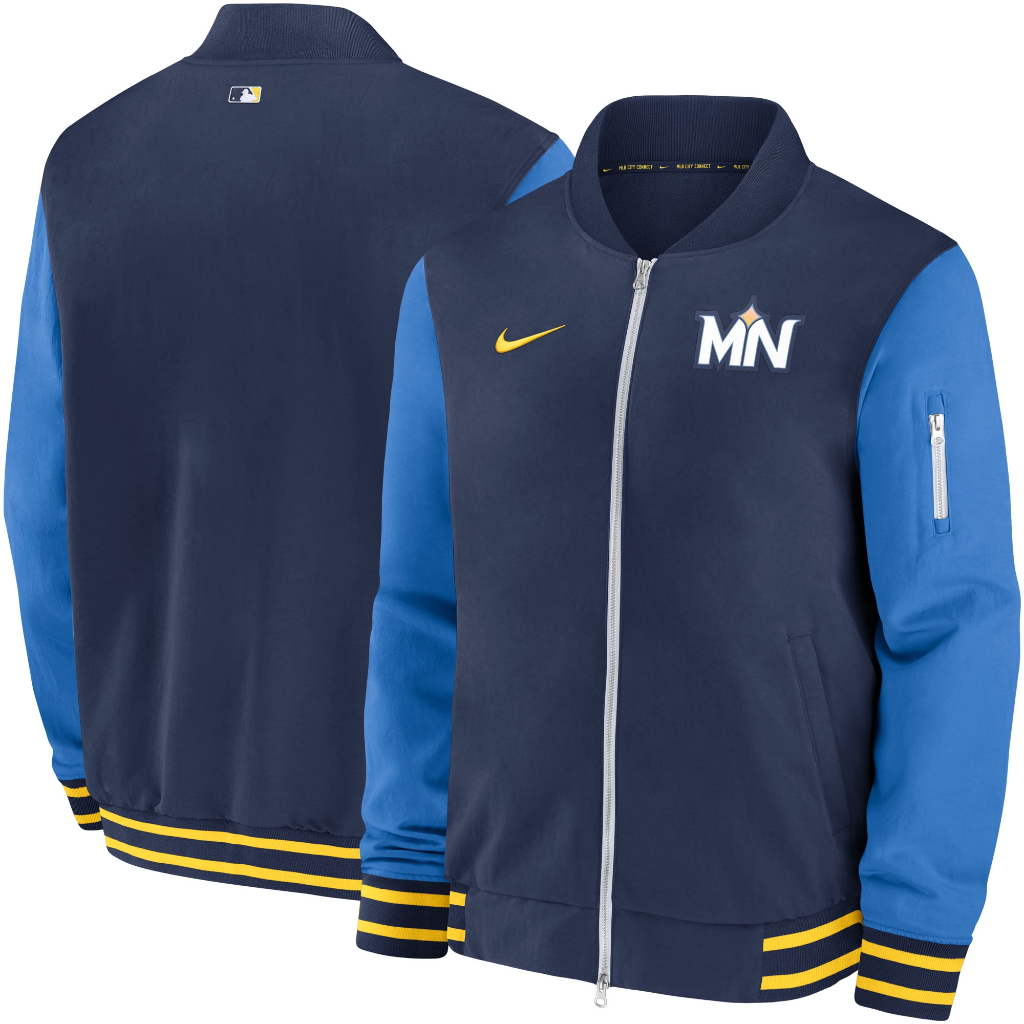 Minnesota Twins 2024 City Connect MLB Authentic Nike Bomber Jacke