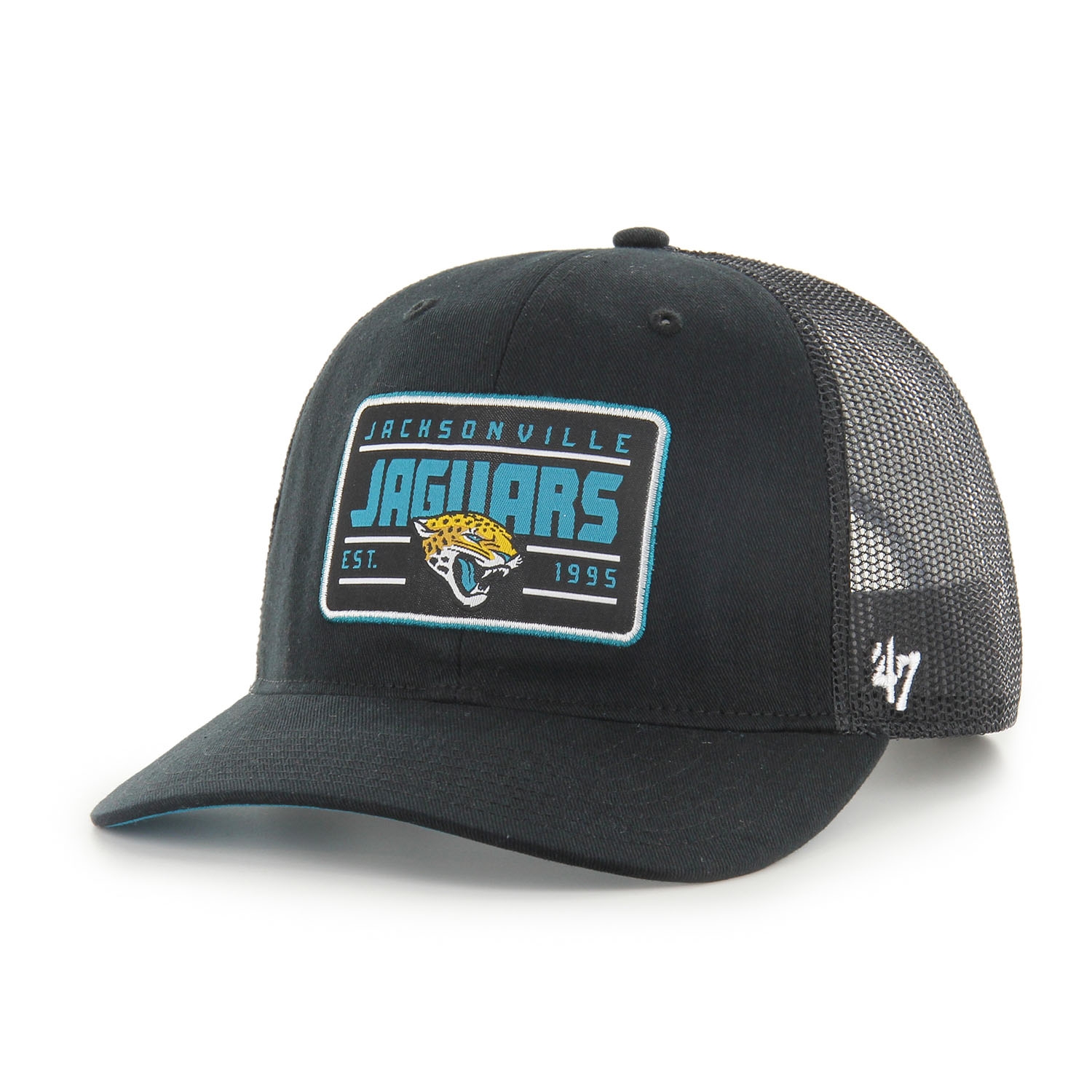 Jacksonville Jaguars Hardline '47 Trucker Snapback NFL Cap Black