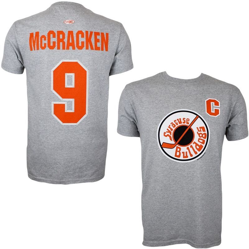Slapshot Syracuse Bulldogs Tim "Dr. Hook" McCracken #9 Eishockey T-Shirt