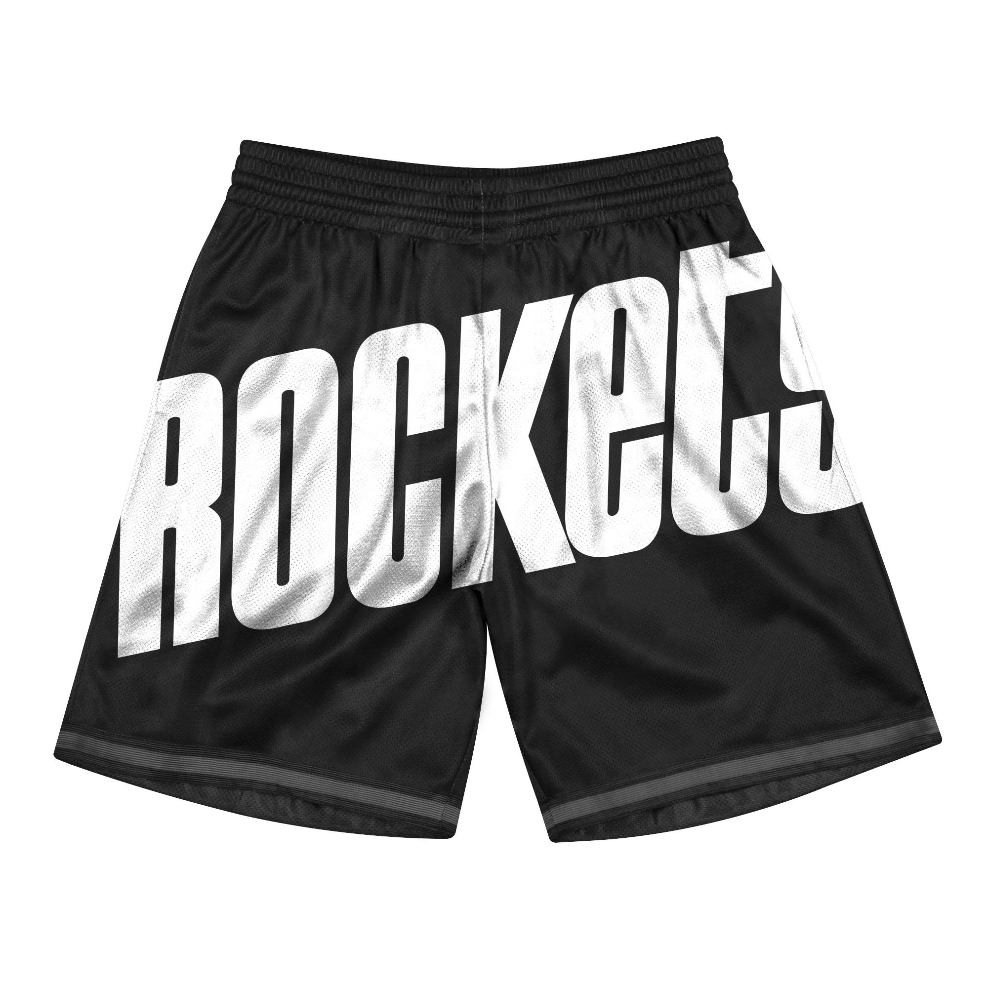 Houston Rockets Big Face 3.0 Mitchell & Ness NBA Shorts Schwarz