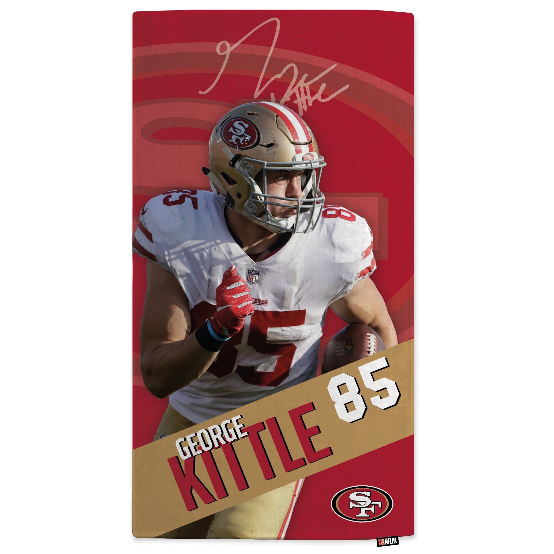 George Kittle San Francisco 49ers NFL Strandtuch