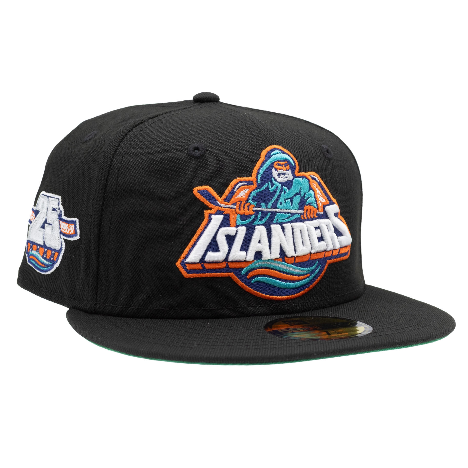 New York Islanders Fisherman Logo 59FIFTY Fitted NHL Cap Schwarz