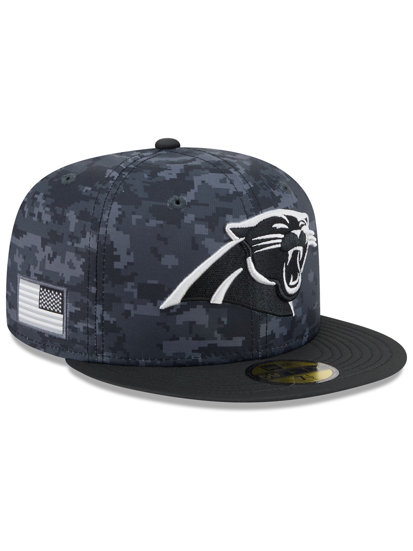 Carolina Panthers 2026 NFL Salute to Service 59FIFTY Fitted Cap Black