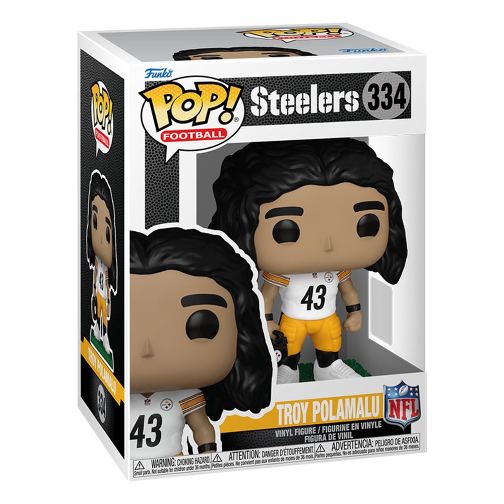 Funko POP! #334 Troy Polamalu Pittsburgh Steelers Vinyl NFL Figur