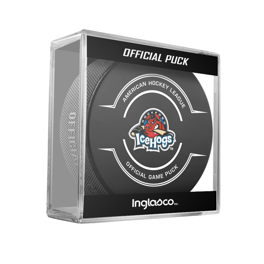 Rockford Icehogs AHL Official Game Puck