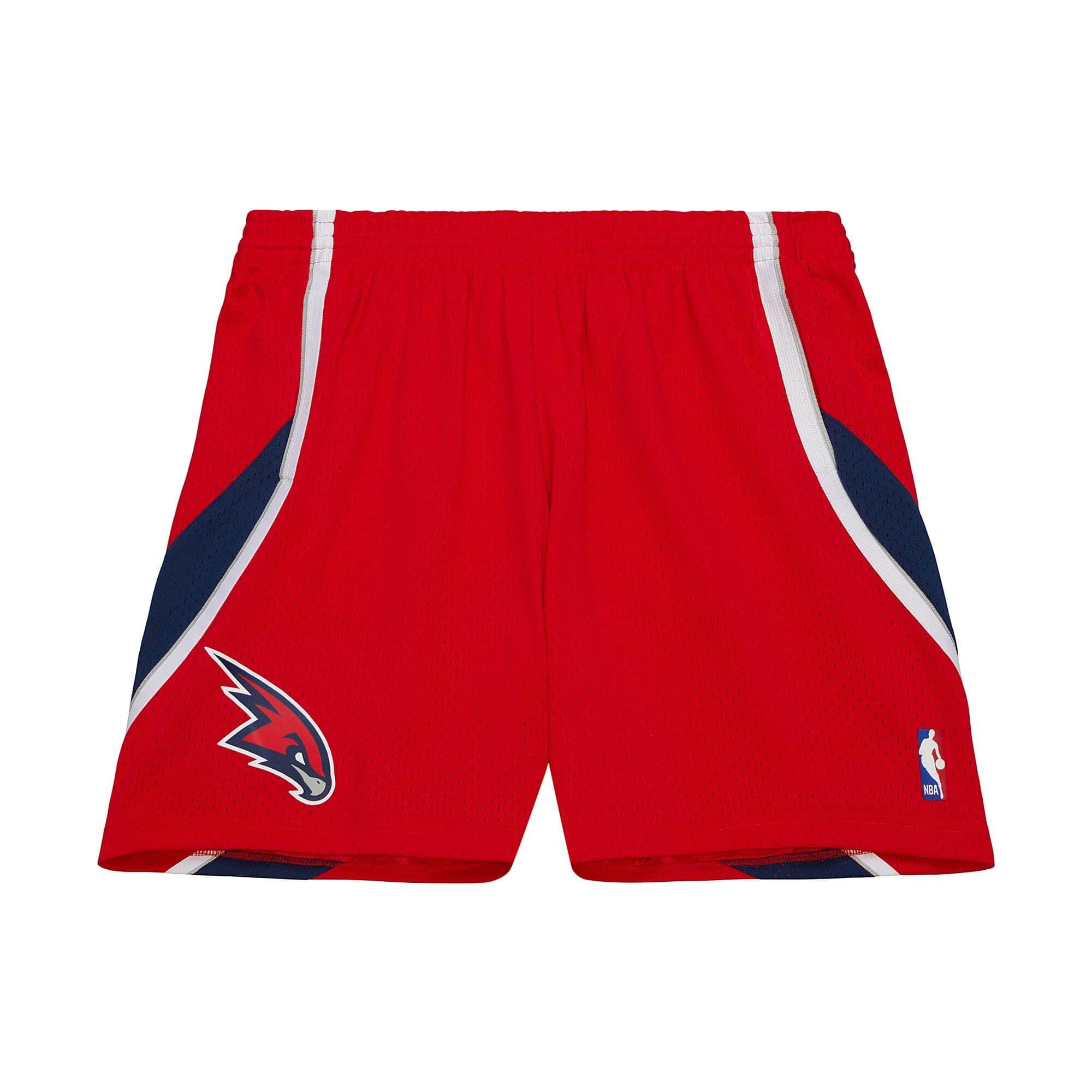 Atlanta Hawks 2013-14 Mitchell & Ness Alternate Swingman NBA Shorts Rot