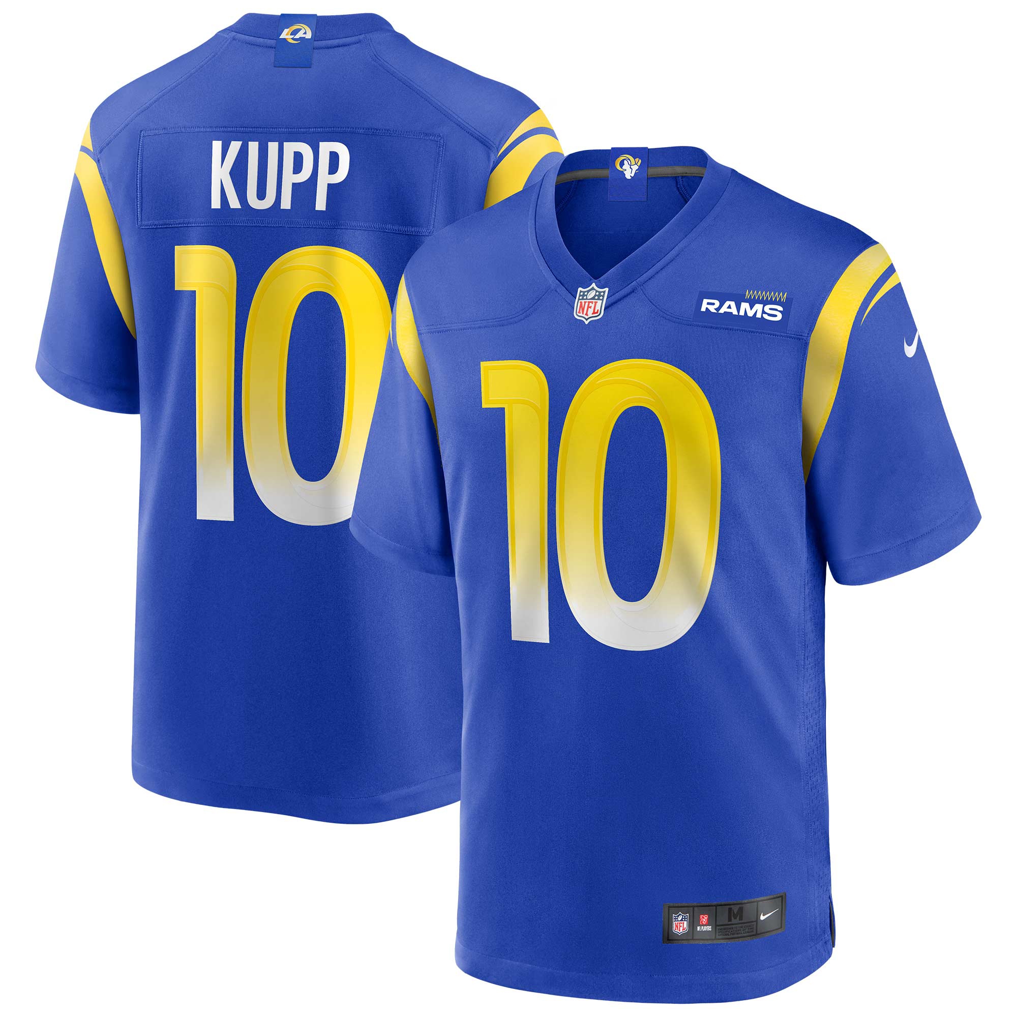 Cooper Kupp #10 Los Angeles Rams Nike Game NFL Football Trikot Blau
