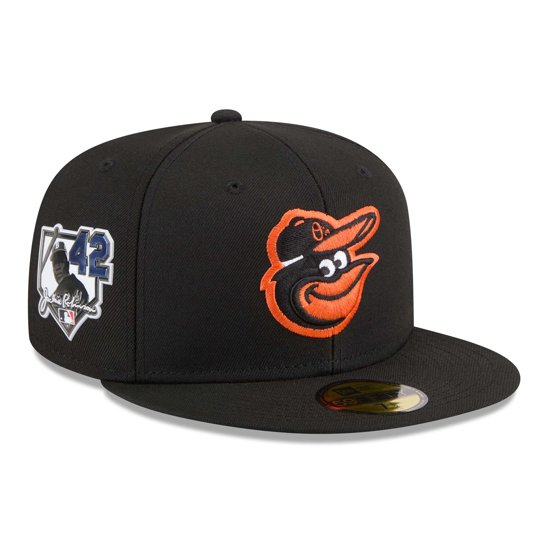 Baltimore Orioles 2026 Jackie Robinson Day 59FIFTY Fitted Cap Schwarz