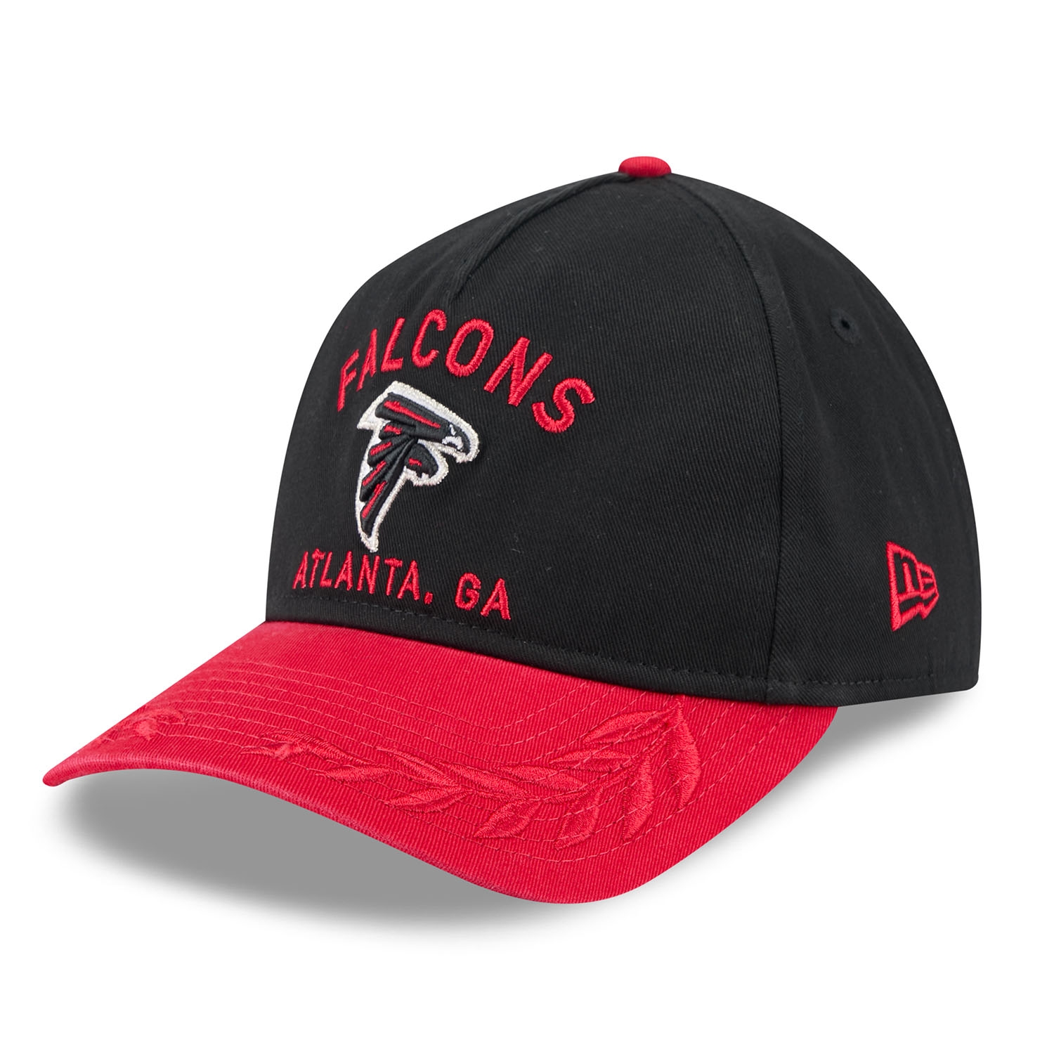 Atlanta Falcons 2025 NFL Draft 9TWENTY A-Frame Adjustable Cap Schwarz