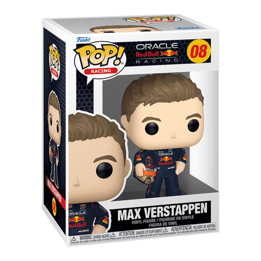 Funko POP! #08 Max Verstappen Helmet Vinyl Formula One Racing Figur
