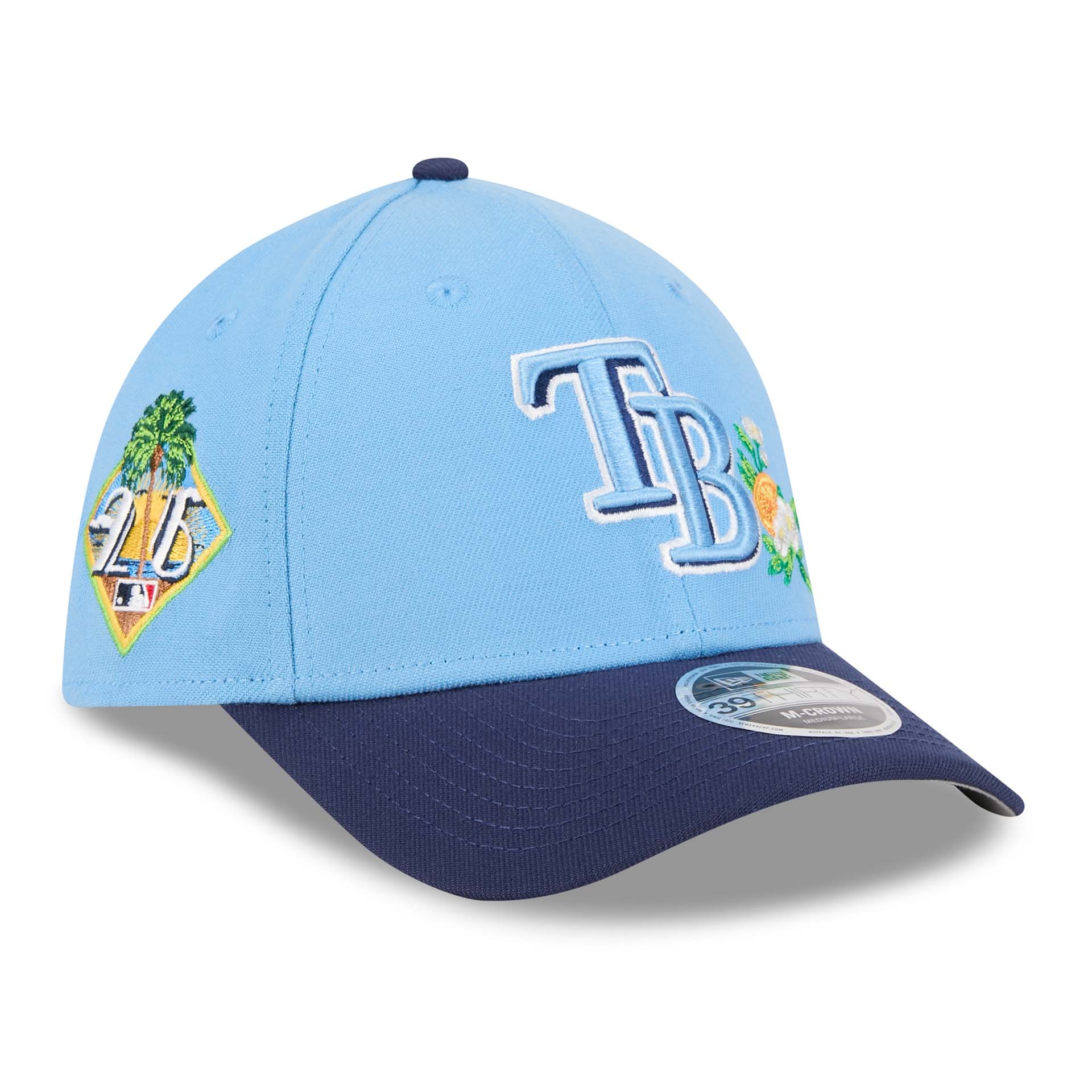 Tampa Bay Rays 2026 MLB Spring Training 39THIRTY M-Crown Flex Cap Blau