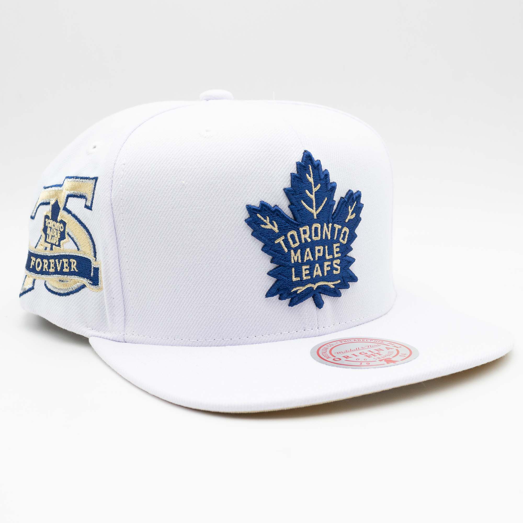 Toronto Maple Leafs Winter White Mitchell & Ness Snapback NHL Cap