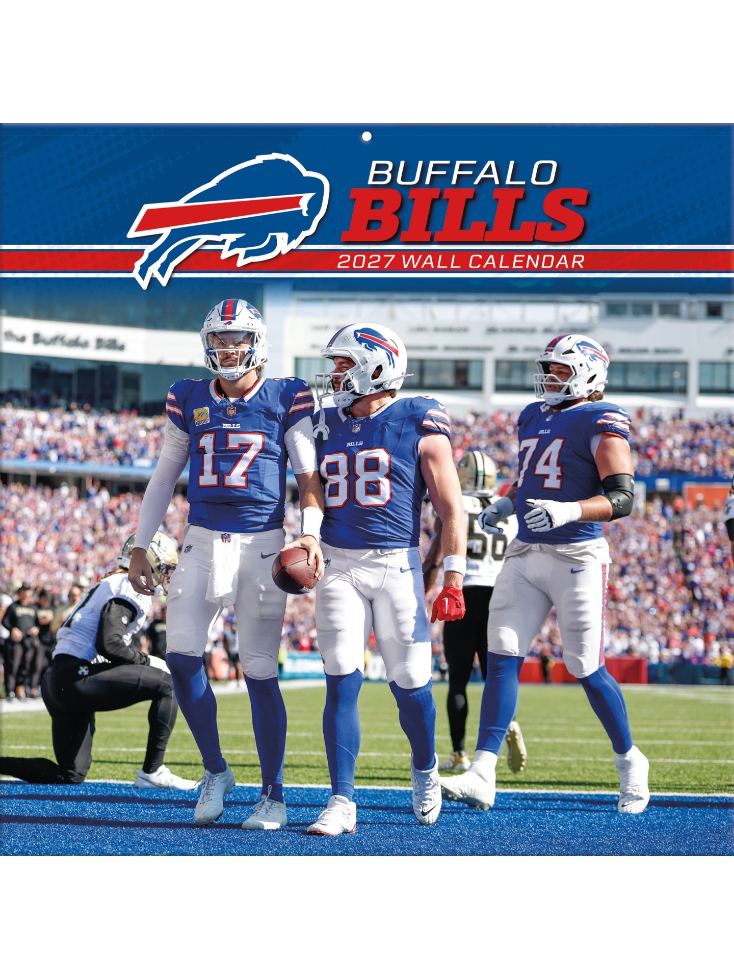 Buffalo Bills 2027 NFL Team Wall Calendar