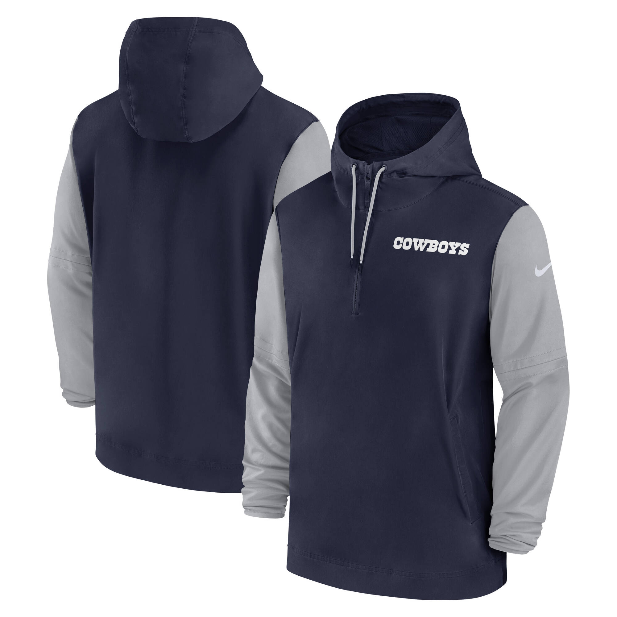 Dallas Cowboys 2024 NFL Sideline Pre-Game Nike Lightweight Player Jacke Navy