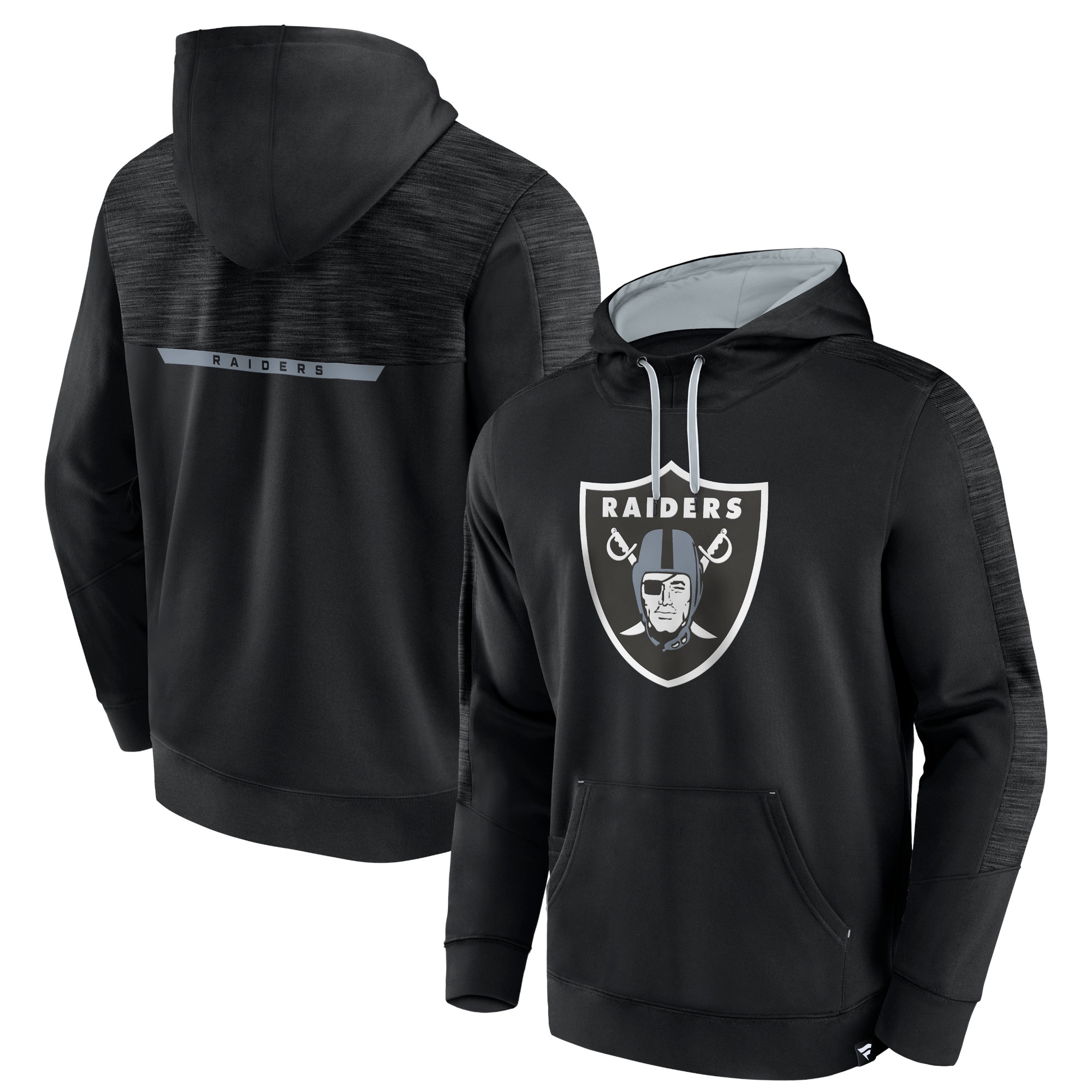 Las Vegas Raiders Defender Performance NFL Hoodie Schwarz