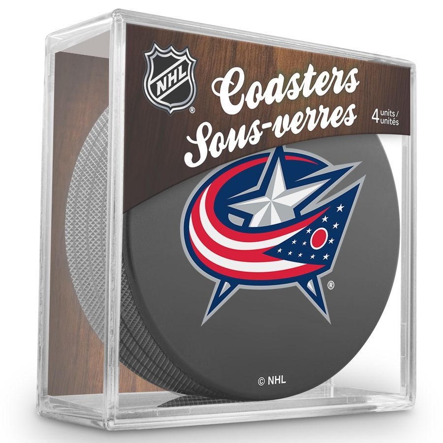 Columbus Blue Jackets NHL Eishockey Puck Untersetzer (4er Set)