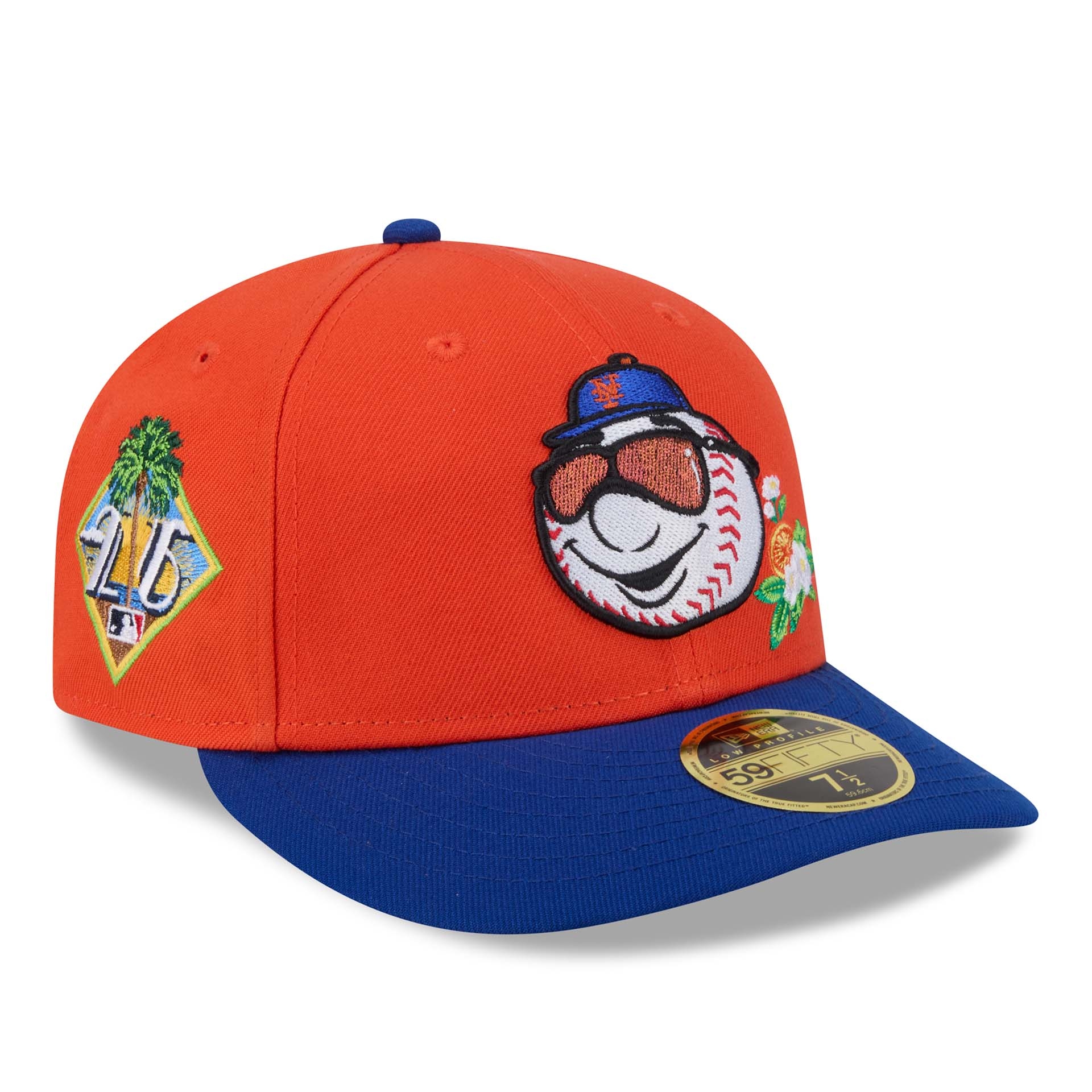 New York Mets 2026 MLB Authentic Spring Training Low Profile 59FIFTY Cap Orange